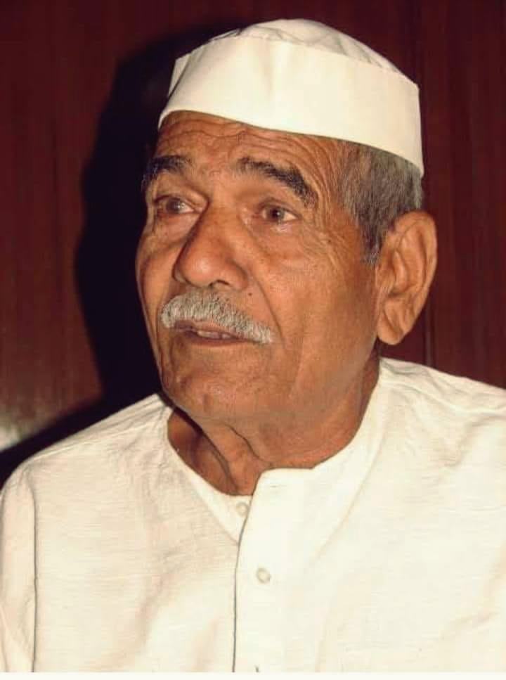 Chaudhary Mahendra Singh Tikait — BKU founder leader, photographed in Sisauli