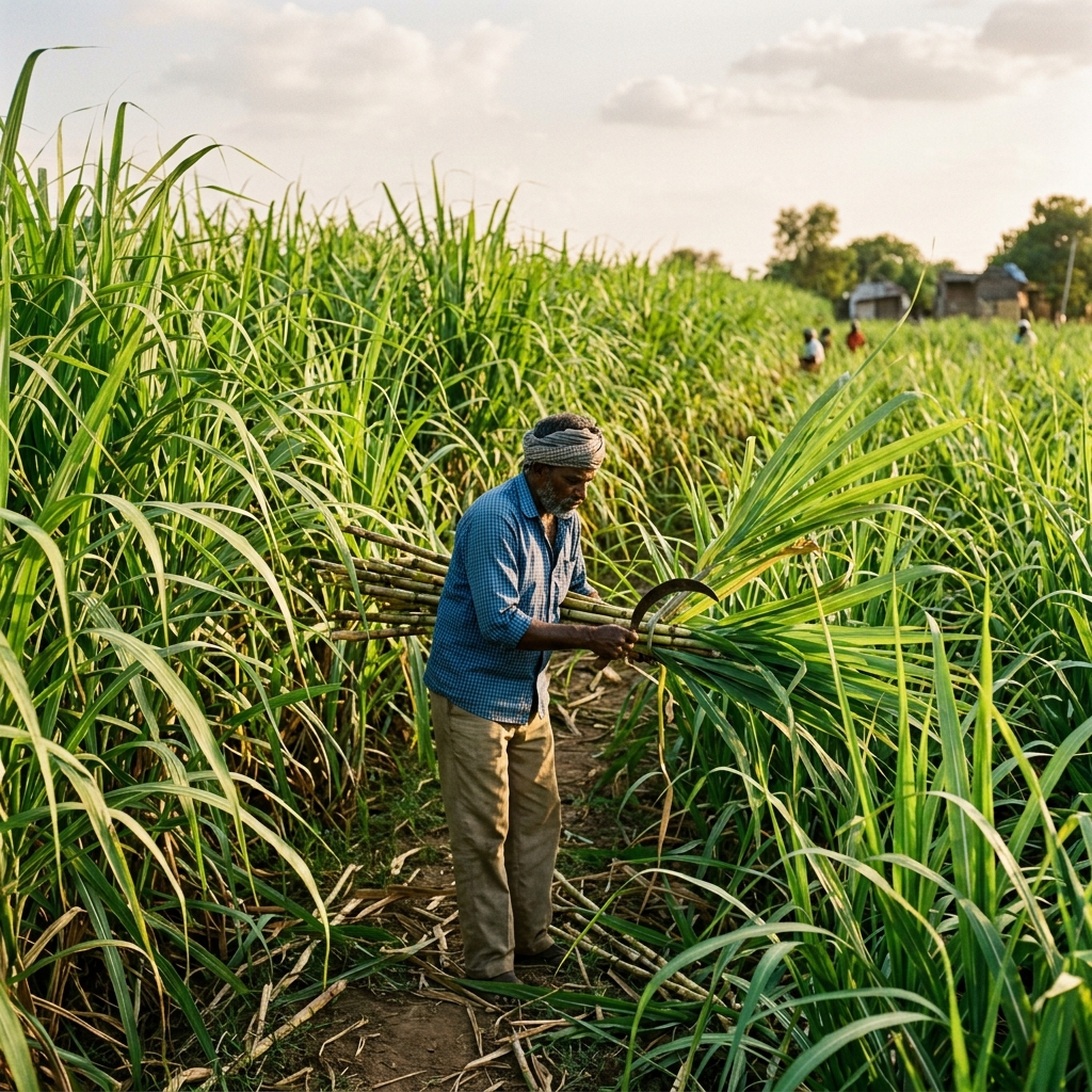 Sugarcane fields UP